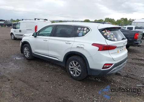 2019 Hyundai Santa Fe Se z USA, uszkodzony, nr VIN 5NMS2CAD2KH116034
